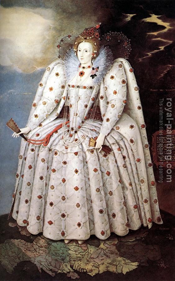Marcus Il Giovane Gheeraerts : Portrait of Queen Elisabeth I